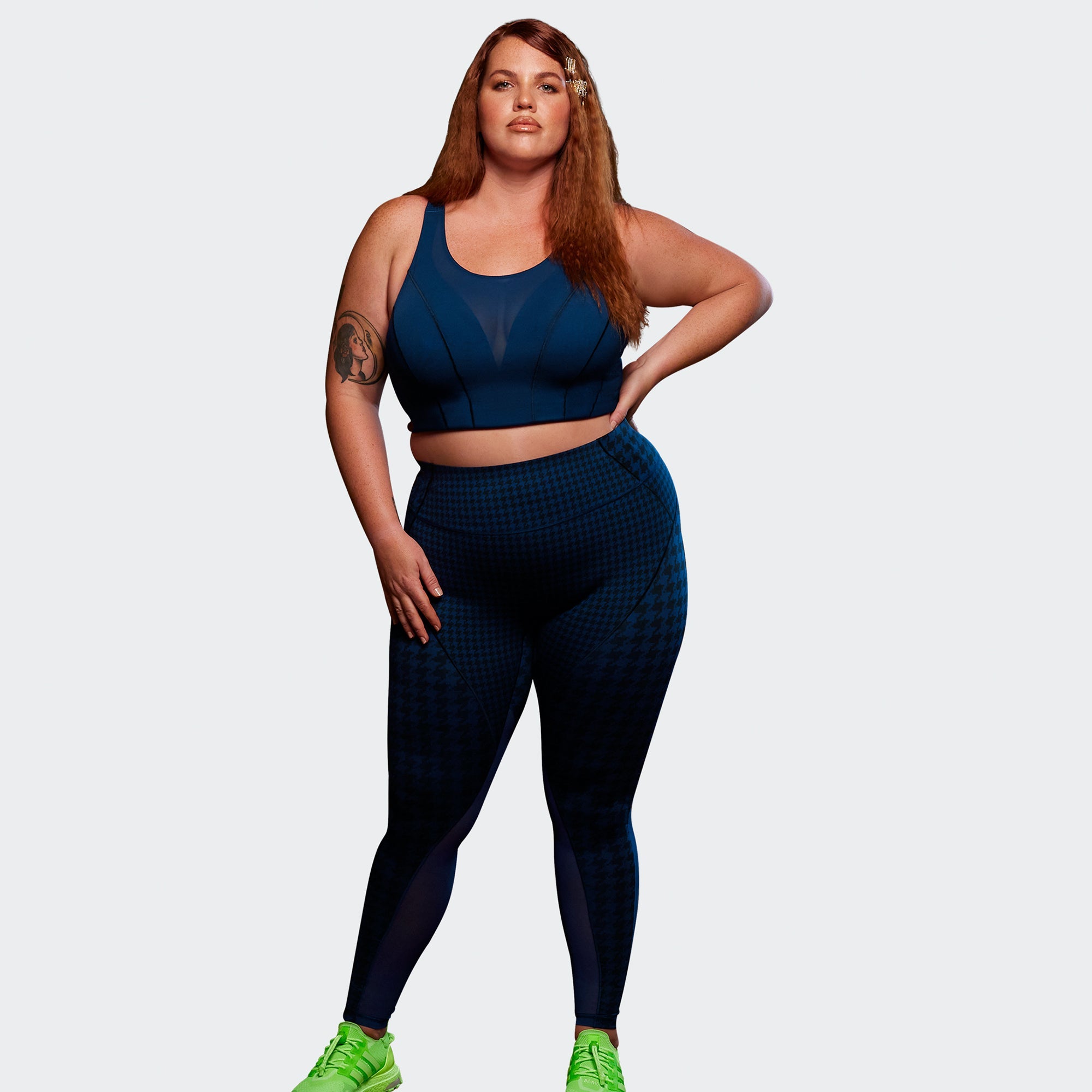 Womens High Support Bra Dark Blue Adidas – Гарантія оригінальності – вид ззаду - ADIDAS