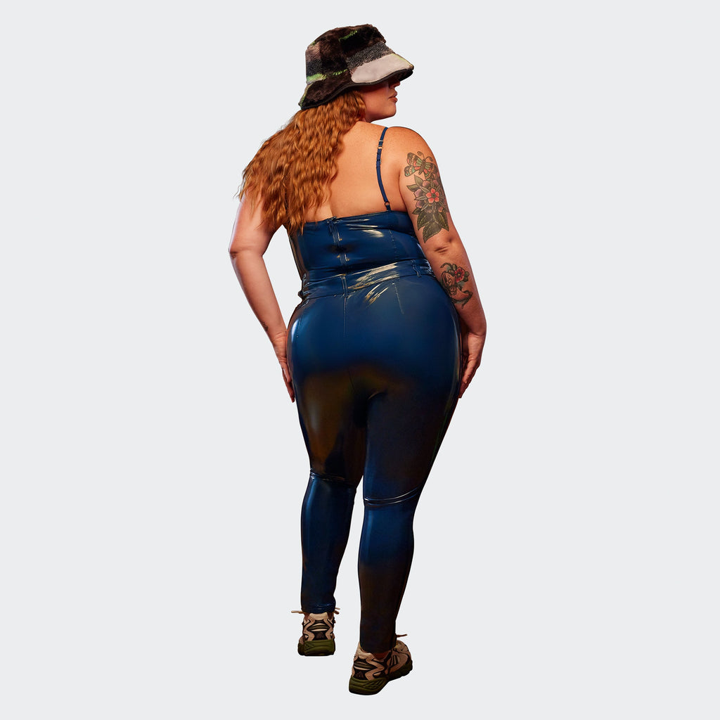 Оригінальна Womens Latex Pant Dark Blue Adidas – детальний вид