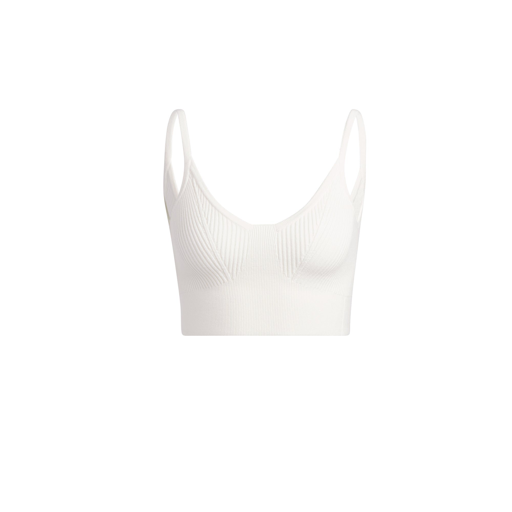 Womens Bralette Cloudwhite Adidas – Гарантія оригінальності – боковий вид - ADIDAS