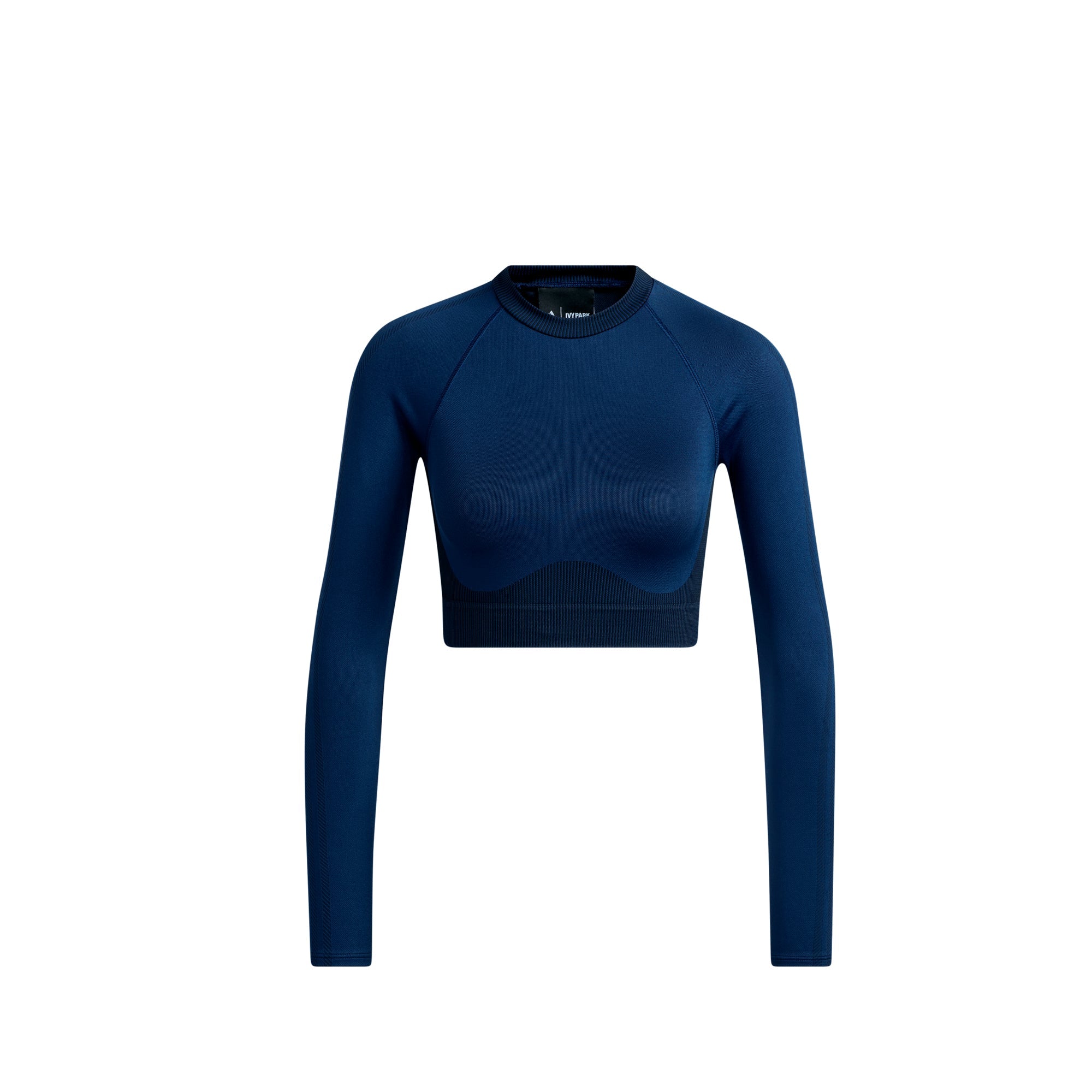 Оригінальна Womens Knit Crop Top 2.0 Dark Blue Adidas – боковий вид - ADIDAS