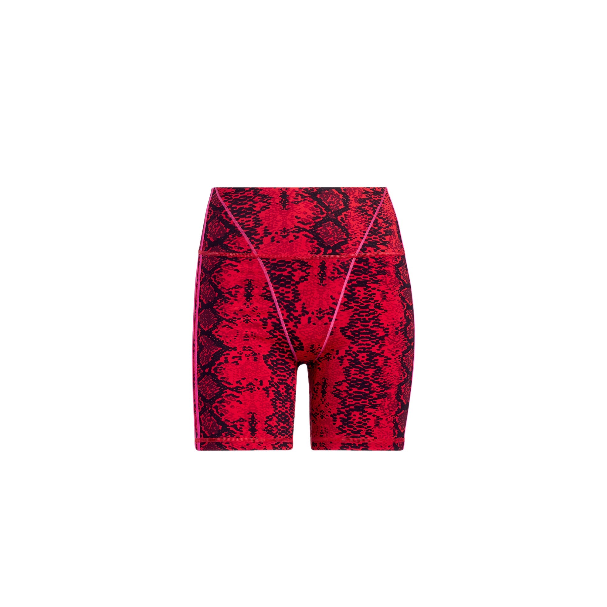 Womens Short Tight Red Adidas – Гарантія оригінальності – боковий вид - ADIDAS