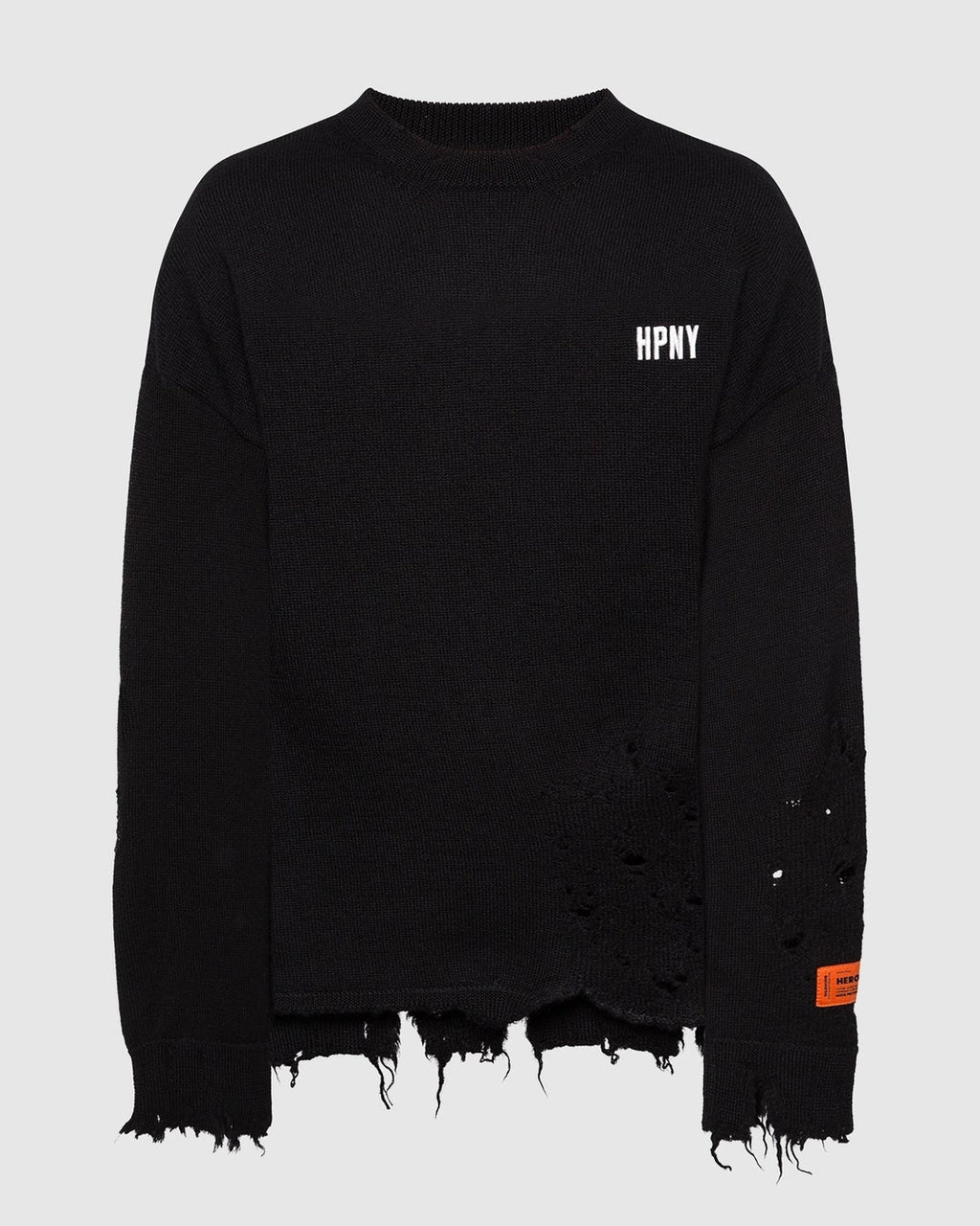 Shredded Knit Crewneck Heron preston оригінал – Купити в Україні – боковий вид
