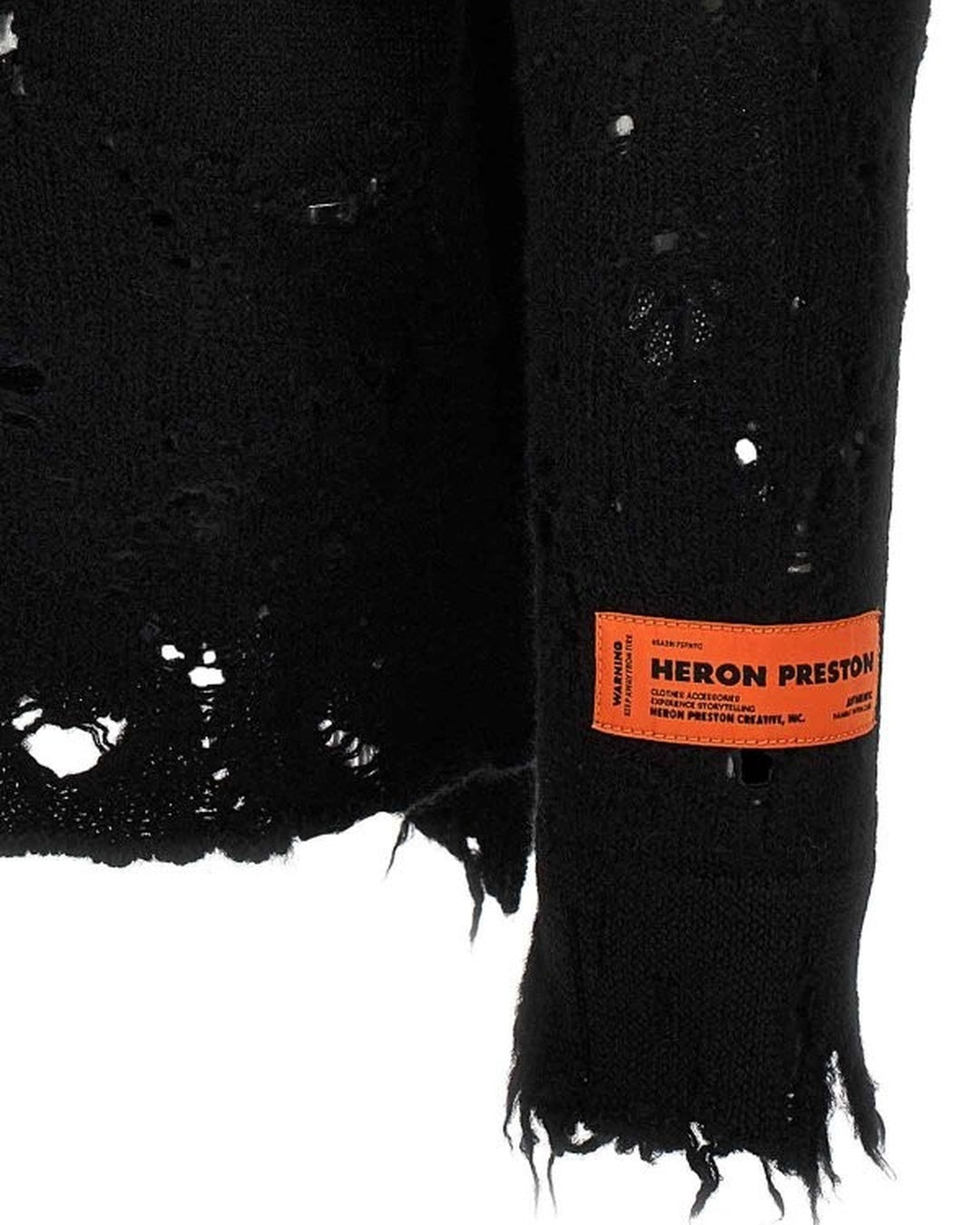 Shredded Knit Crewneck Heron preston оригінал – Купити в Україні – детальний вид - HERON PRESTON