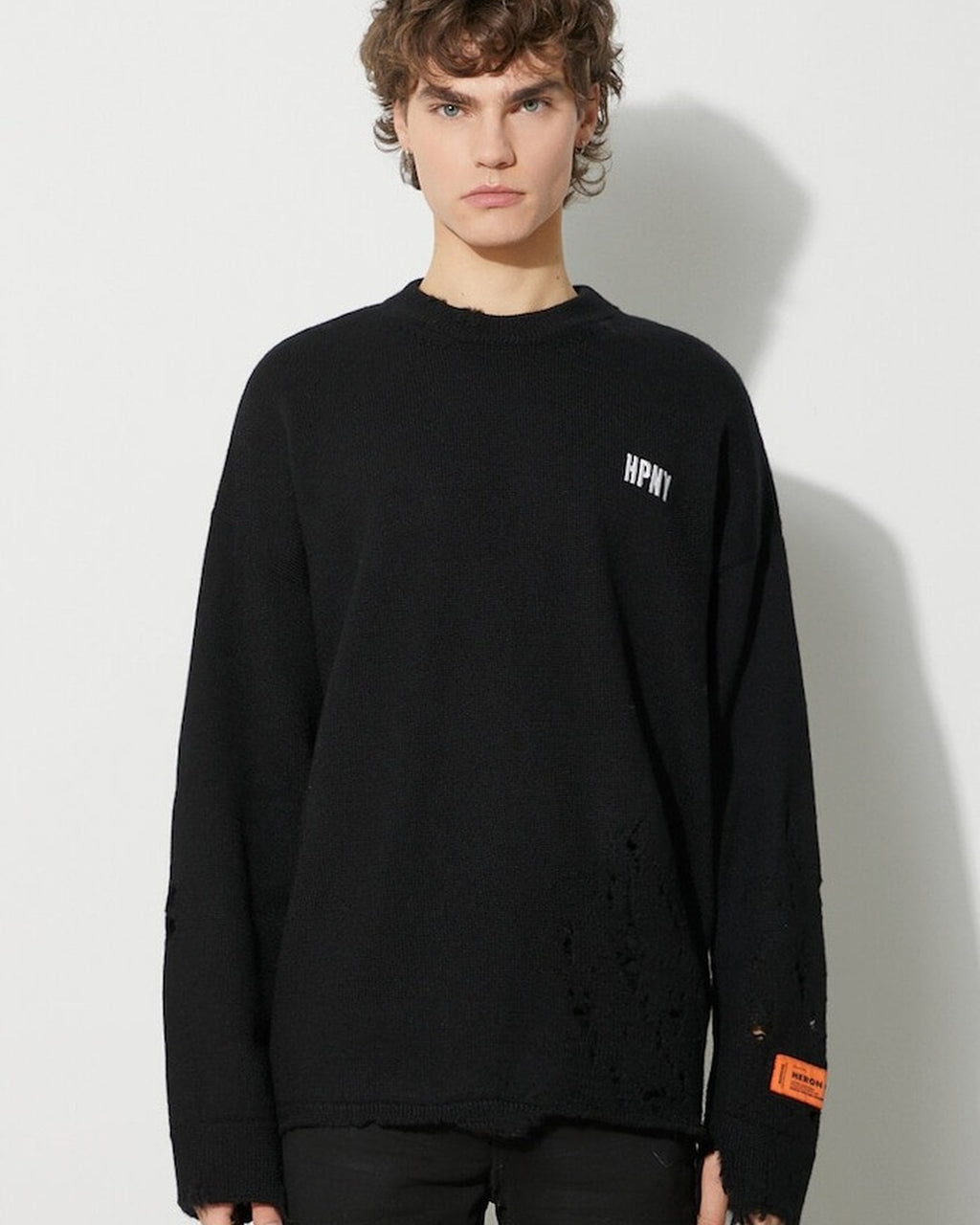 Shredded Knit Crewneck Heron preston оригінал – Купити в Україні – збільшений вид