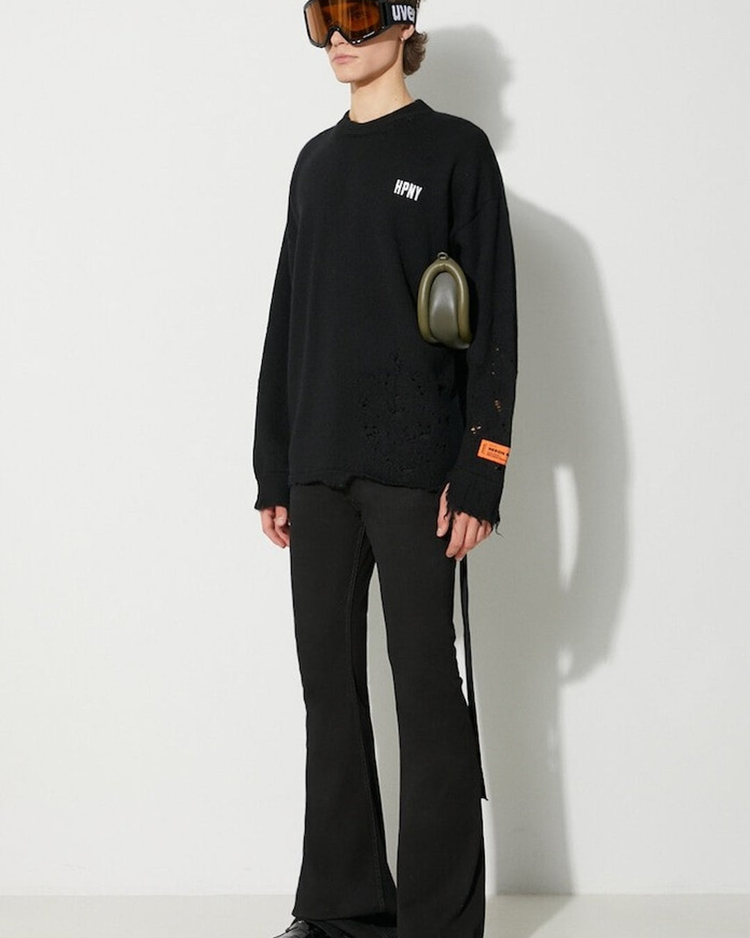 Shredded Knit Crewneck Heron preston оригінал – Купити в Україні – додатковий вид 6 - HERON PRESTON