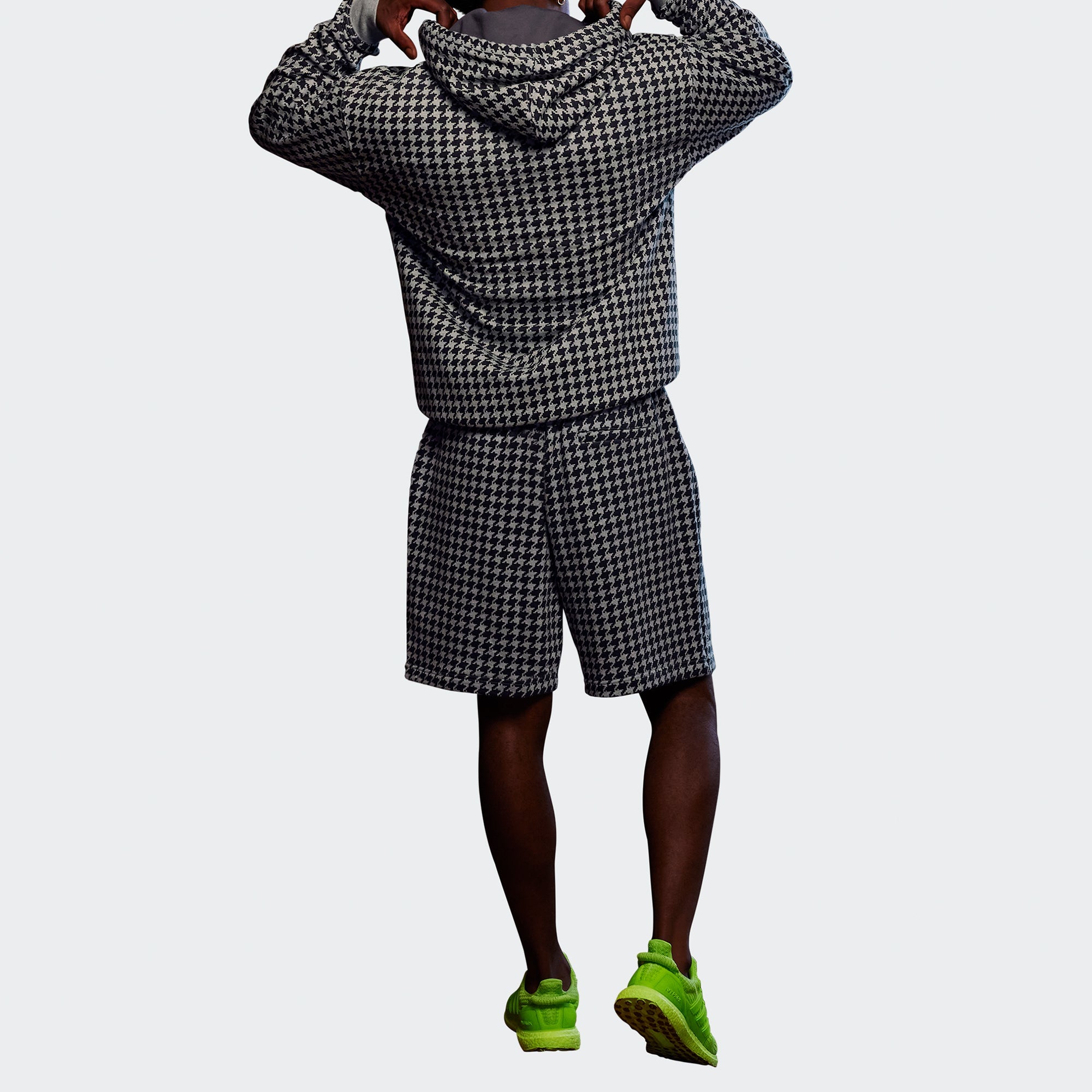 All Over Print Short Grey Adidas – Гарантія оригінальності – детальний вид - ADIDAS