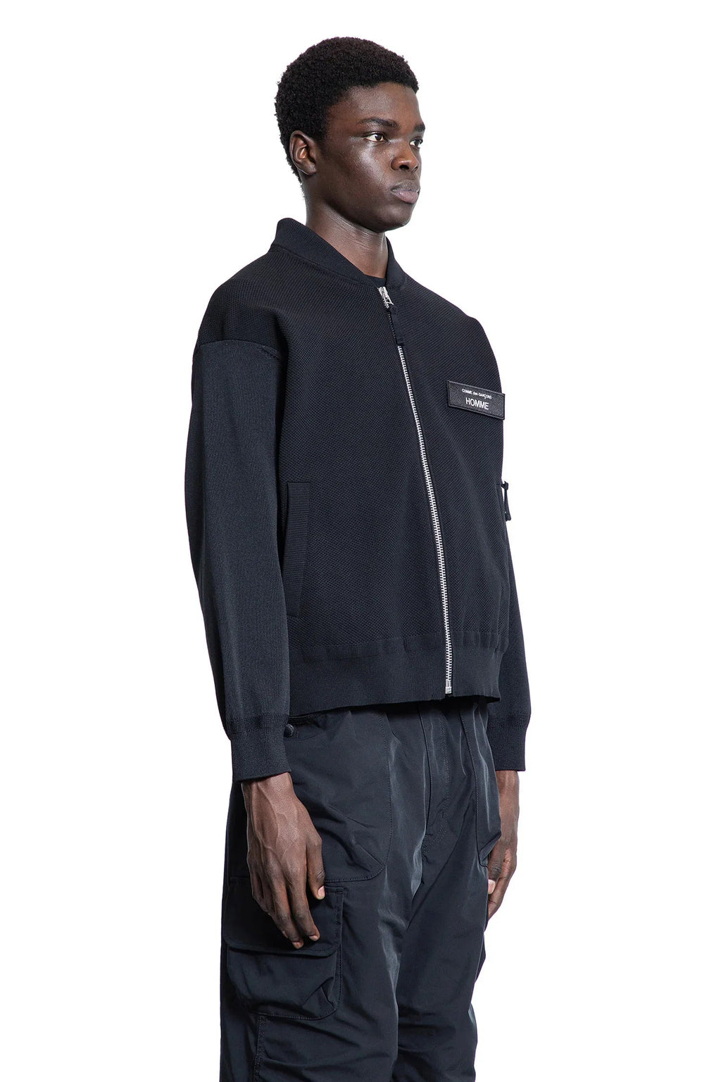 Polyester Jersey Logo Bomber Comme des garcons оригінал – Купити в Україні – вид ззаду