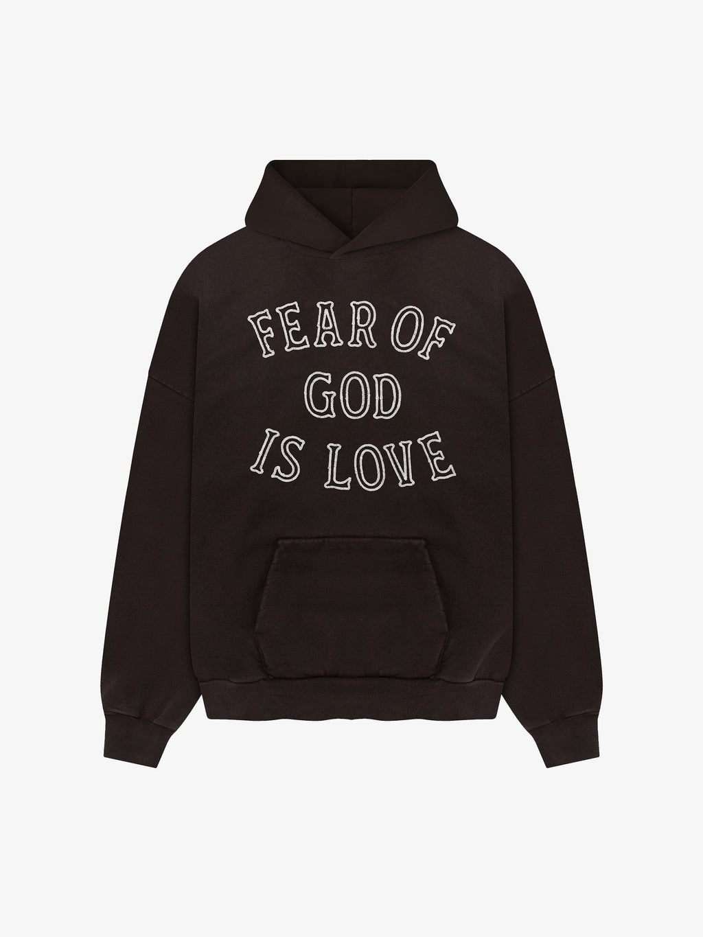Оригінальна Is Love Hoodie Fear of god – боковий вид