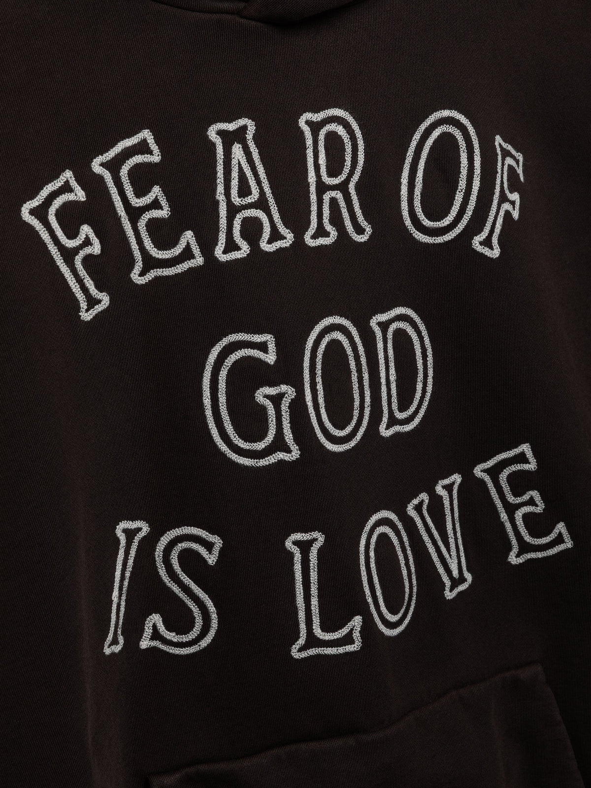 Оригінальна Is Love Hoodie Fear of god – детальний вид