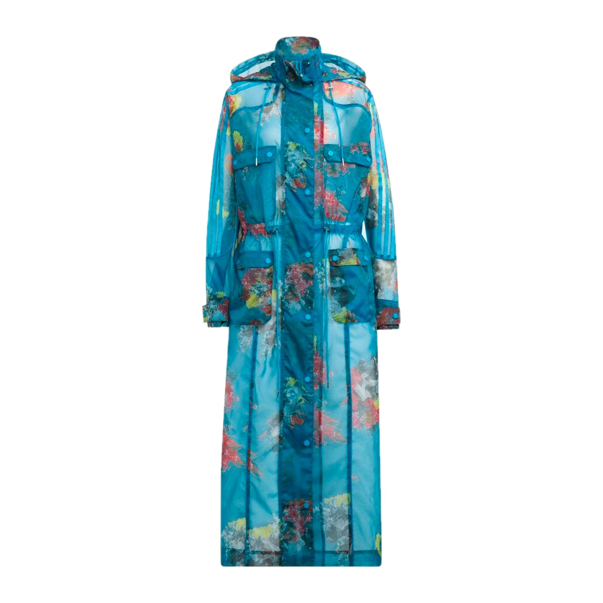 Printed Organza Jacket Adidas – Гарантія оригінальності – боковий вид - ADIDAS