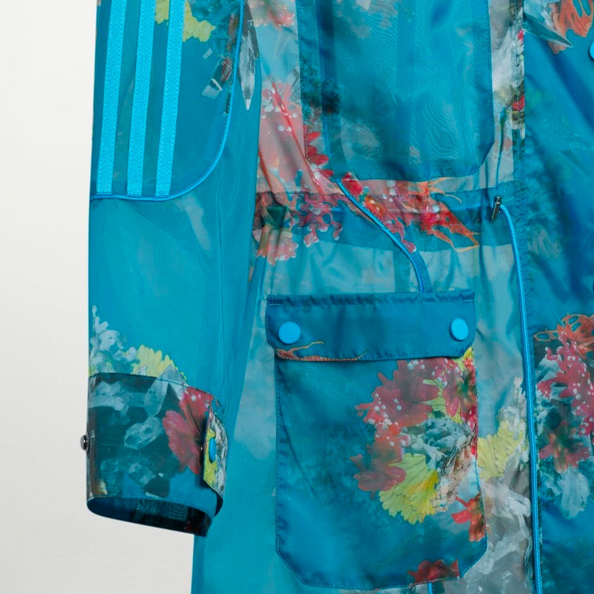 Printed Organza Jacket Adidas – Гарантія оригінальності – збільшений вид - ADIDAS