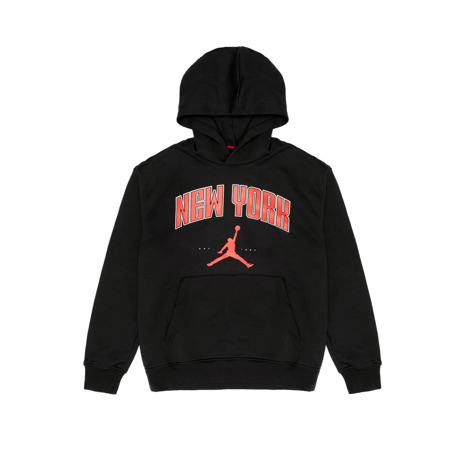 Mens New York Fleece Pullover Hoodie AIR JORDAN – Гарантія оригінальності – боковий вид