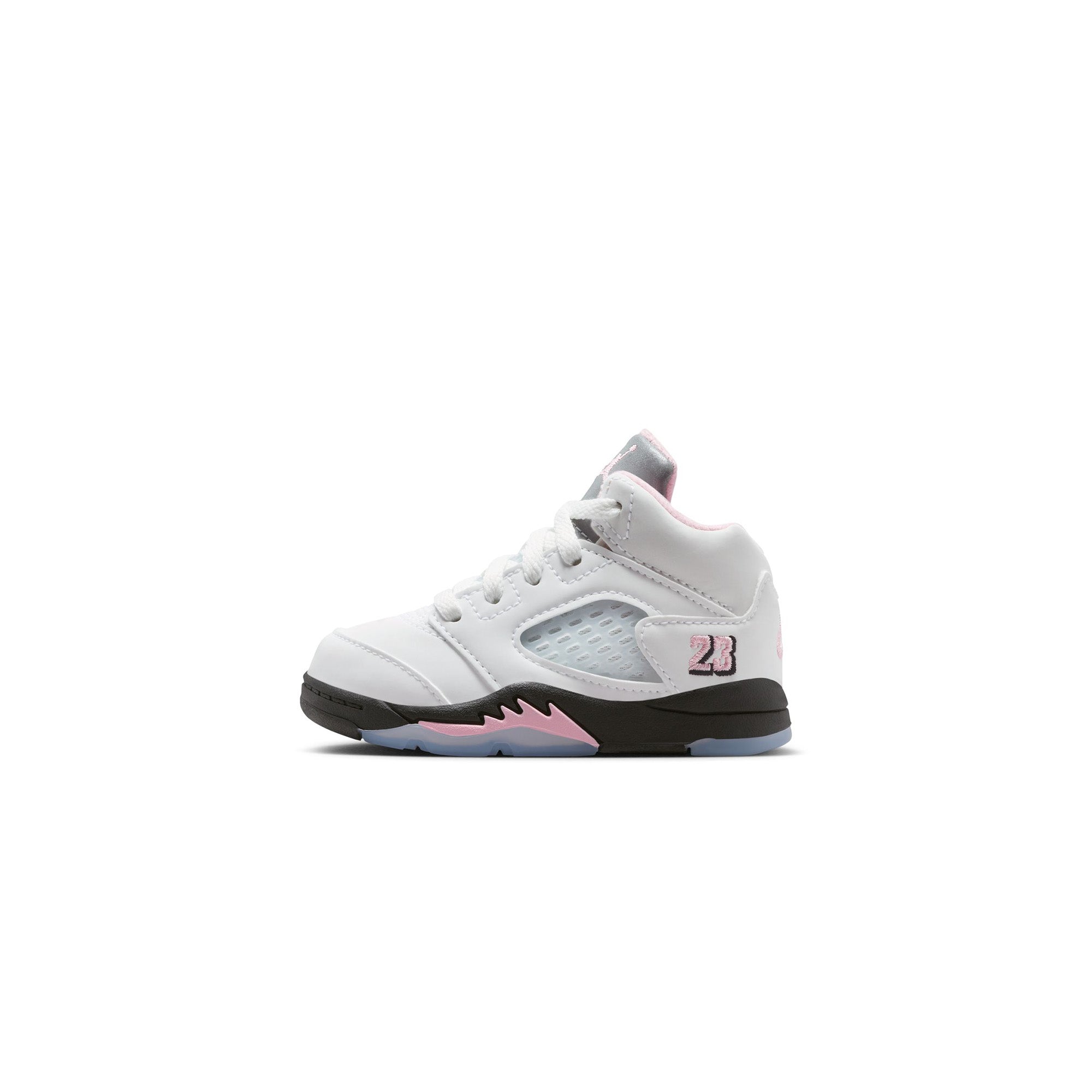 Оригінальна 5 Infants Retro "Medium Soft Pink" Shoes AIR JORDAN – боковий вид