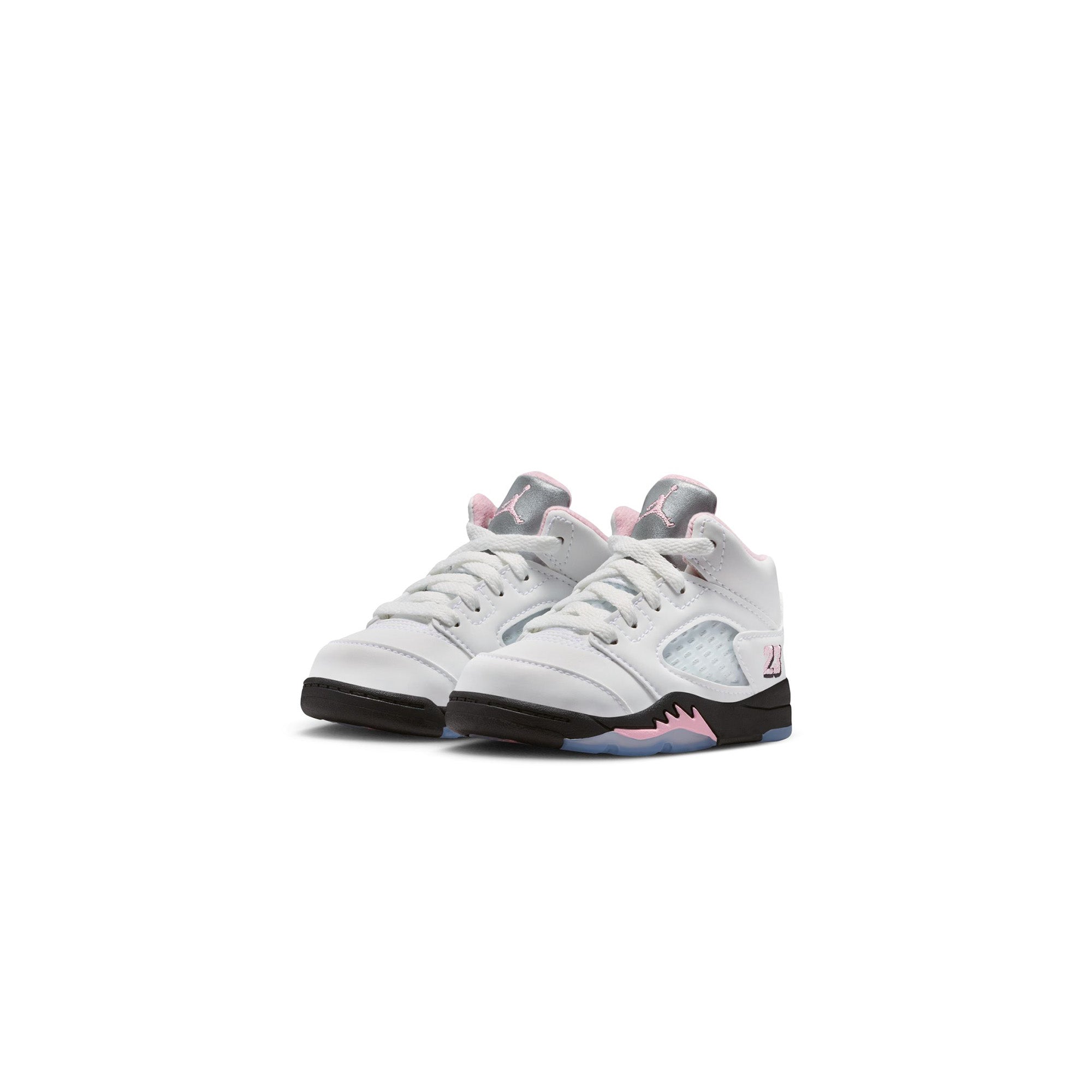 Оригінальна 5 Infants Retro "Medium Soft Pink" Shoes AIR JORDAN – вид ззаду