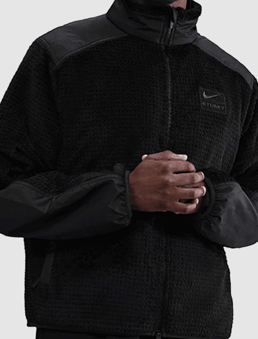 Оригінальна Stussy High-Loft Full-Zip Jacket Nike – вид ззаду