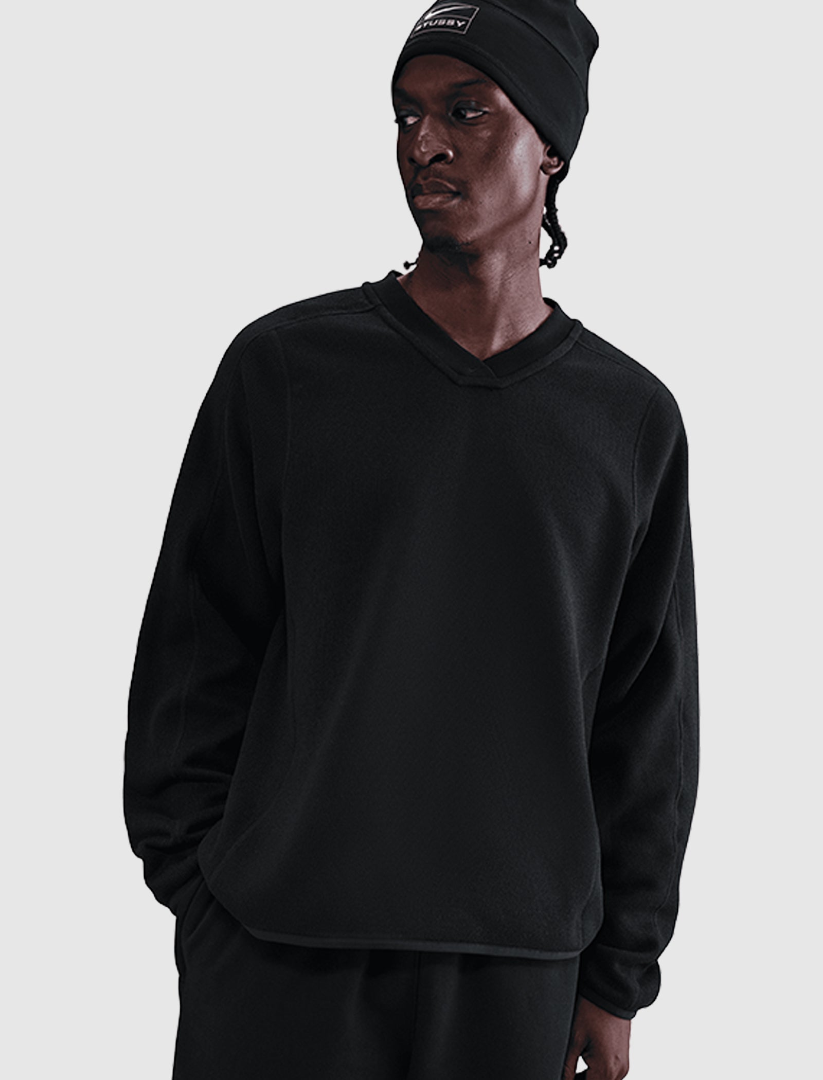 Stussy Pullover Fleece Nike – Гарантія оригінальності – боковий вид