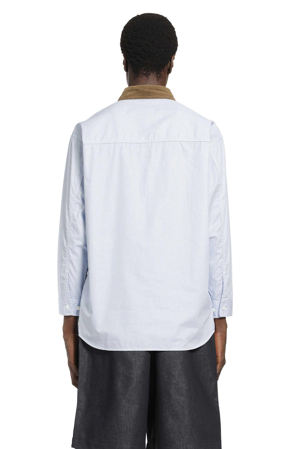 Check Shirt With Corduroy Collar Comme des garcons оригінал – Купити в Україні – збільшений вид