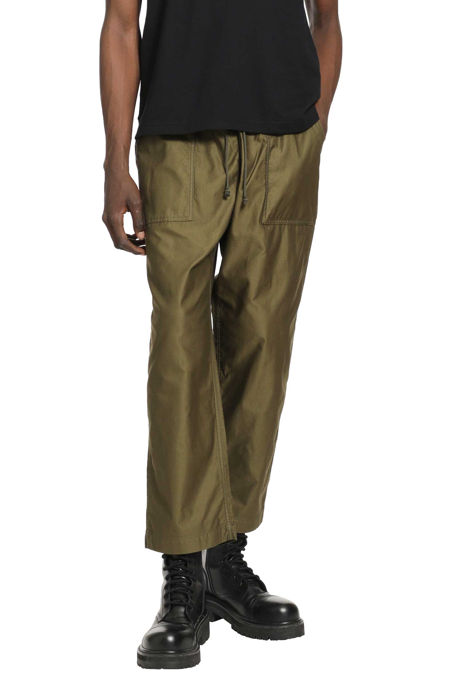 Drawstring Cotton Pants Comme des garcons оригінал – Купити в Україні – боковий вид