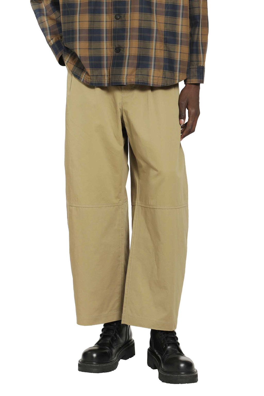 Curved Cotton Linen Chinos Comme des garcons – Гарантія оригінальності – боковий вид