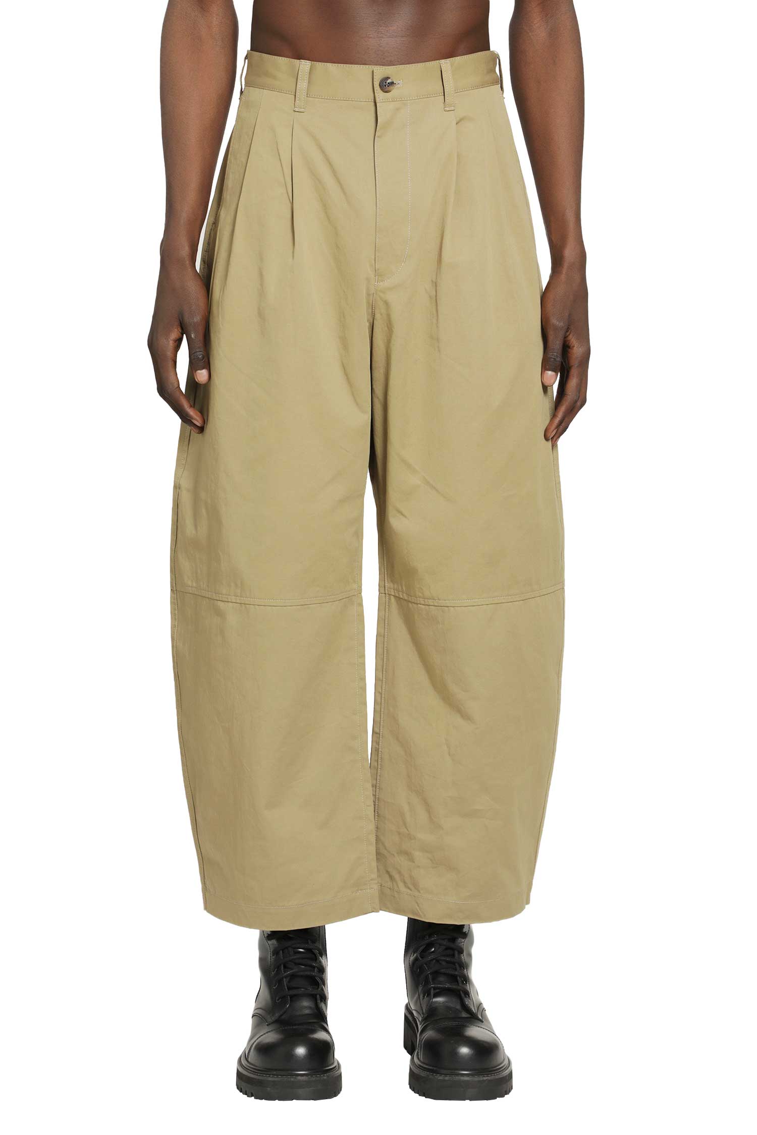 Curved Cotton Linen Chinos Comme des garcons – Гарантія оригінальності – вид ззаду