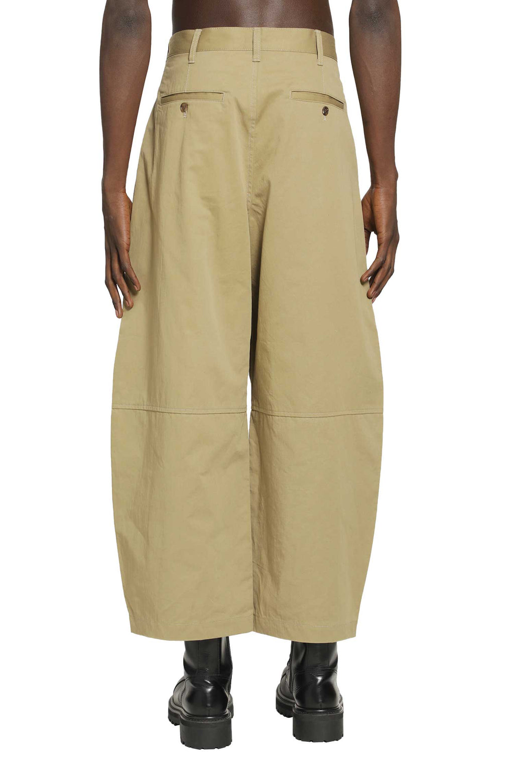 Curved Cotton Linen Chinos Comme des garcons – Гарантія оригінальності – збільшений вид