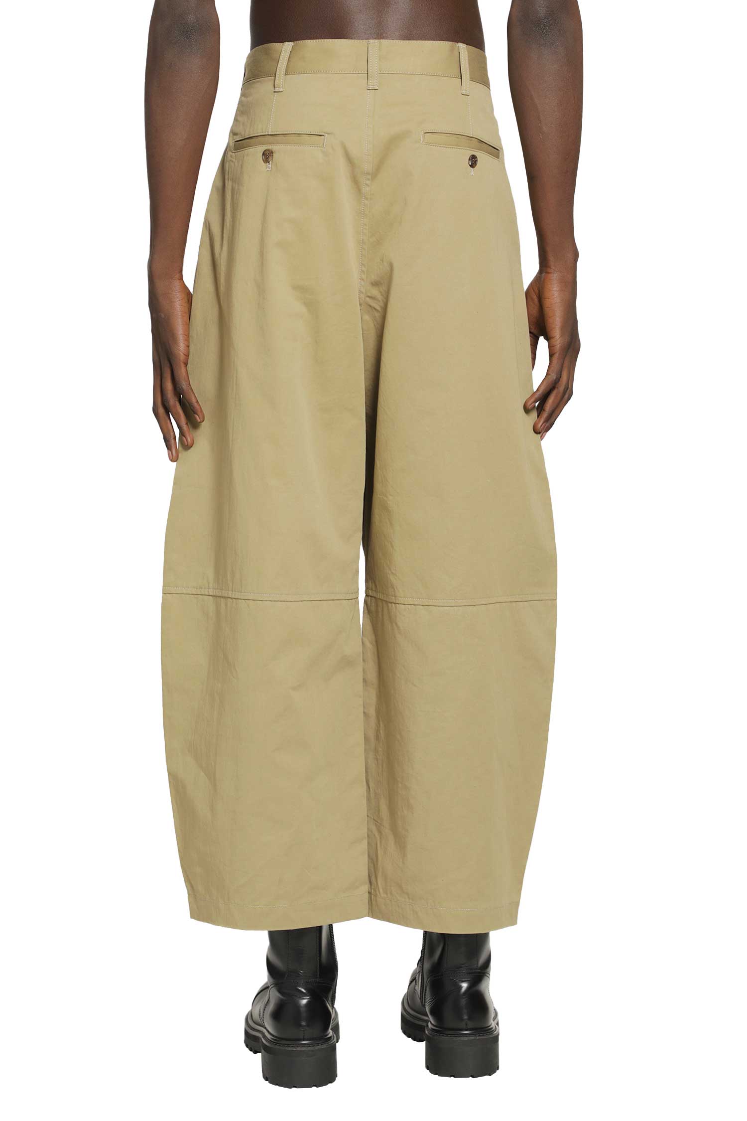 Curved Cotton Linen Chinos Comme des garcons – Гарантія оригінальності – збільшений вид