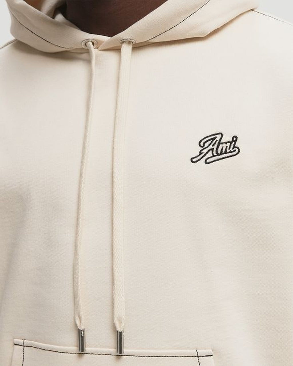 Logoed Hoodie Ami paris оригінал – Купити в Україні – вид ззаду