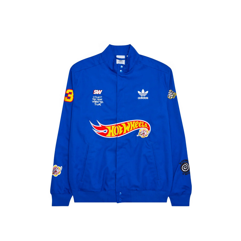 Оригінальна X Sw X Hw Mens Jacket Power Blue Adidas – боковий вид