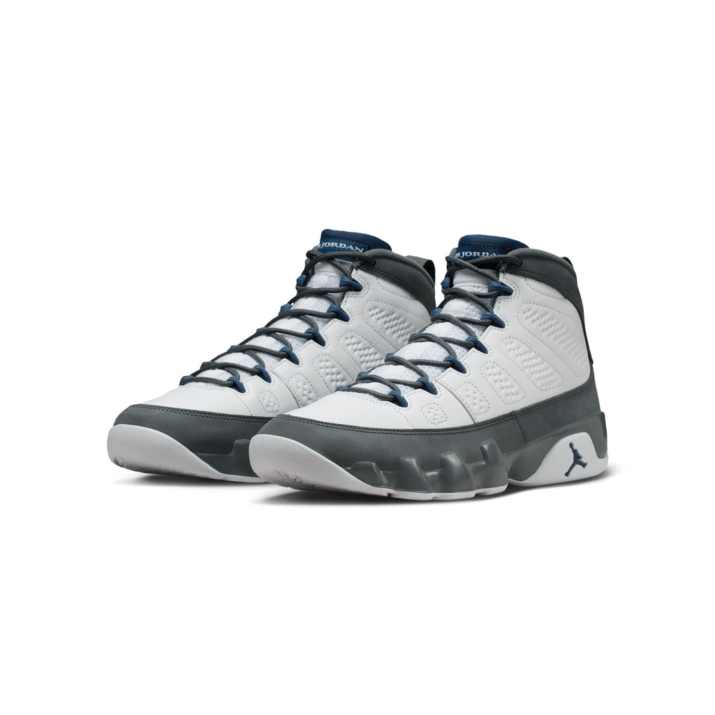 9 Mens Retro Flint Grey Shoes Air jordan – Гарантія оригінальності – вид ззаду