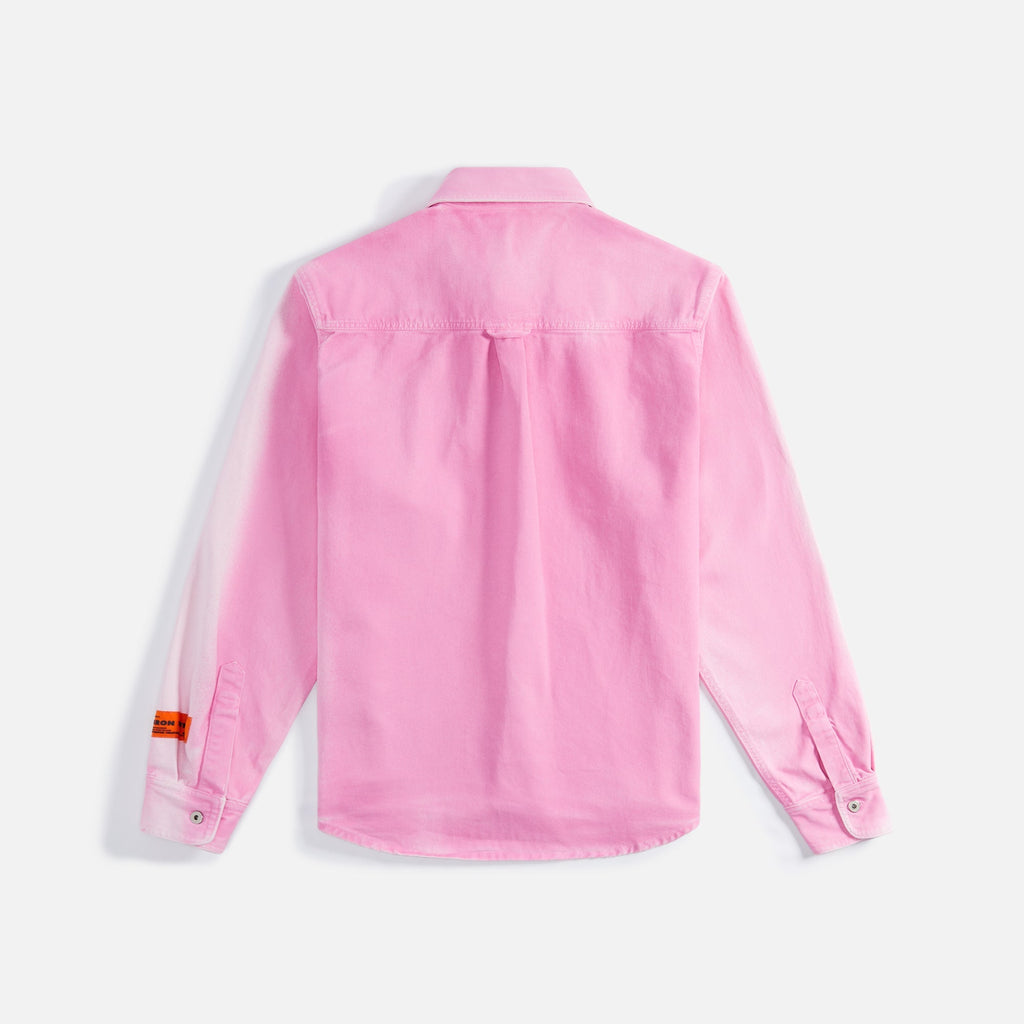 Gradient Denim Long Sleeve Shirt Fuchsia Pink Heron preston – Гарантія оригінальності – вид ззаду