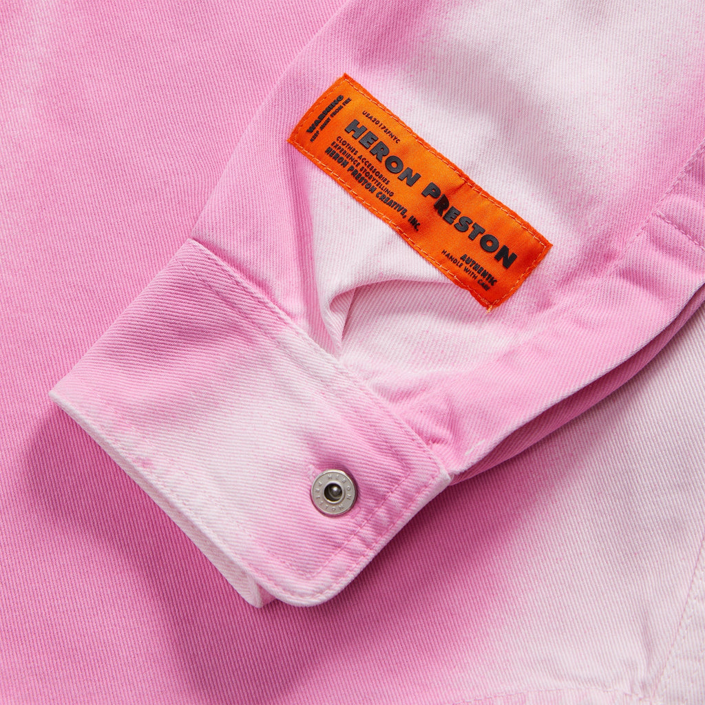 Gradient Denim Long Sleeve Shirt Fuchsia Pink Heron preston – Гарантія оригінальності – збільшений вид