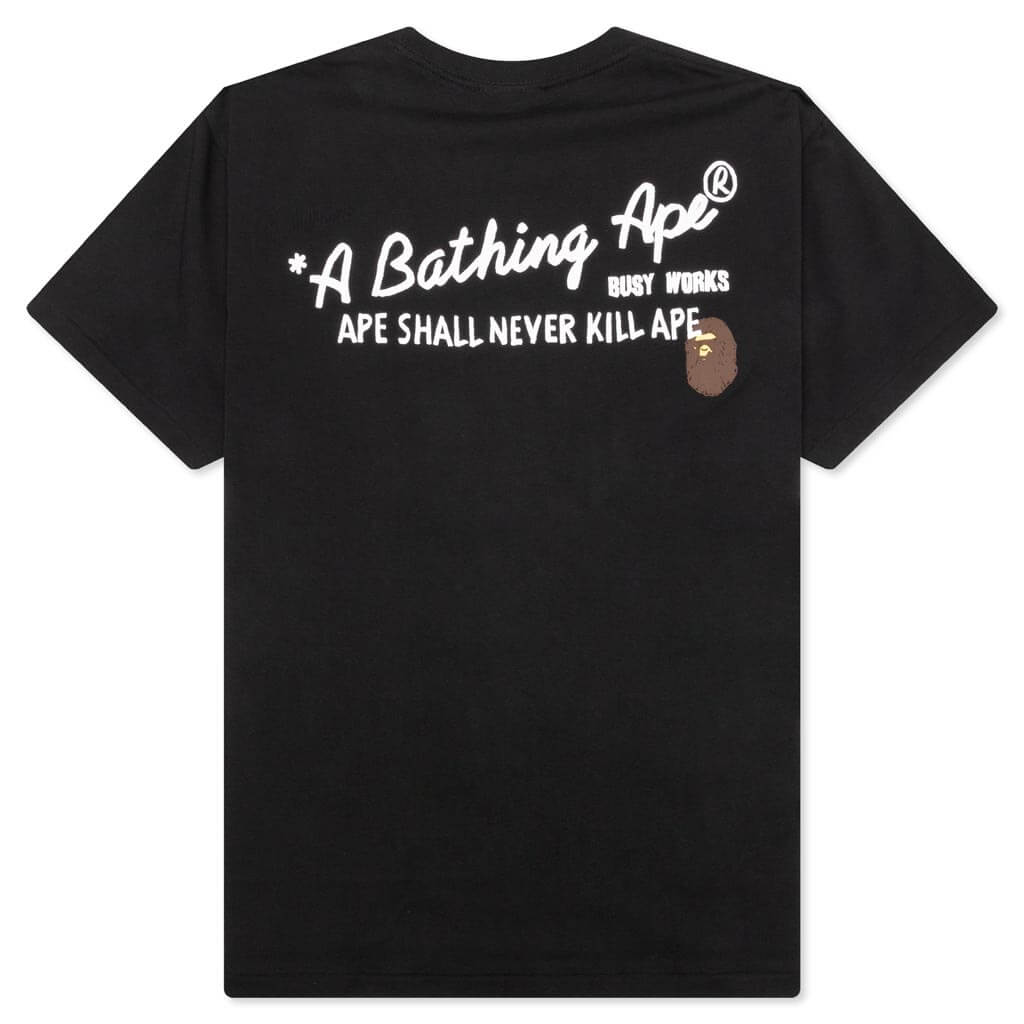 Оригінальна Hand Draw Bape Relaxed Fit Tee A bathing ape – вид ззаду