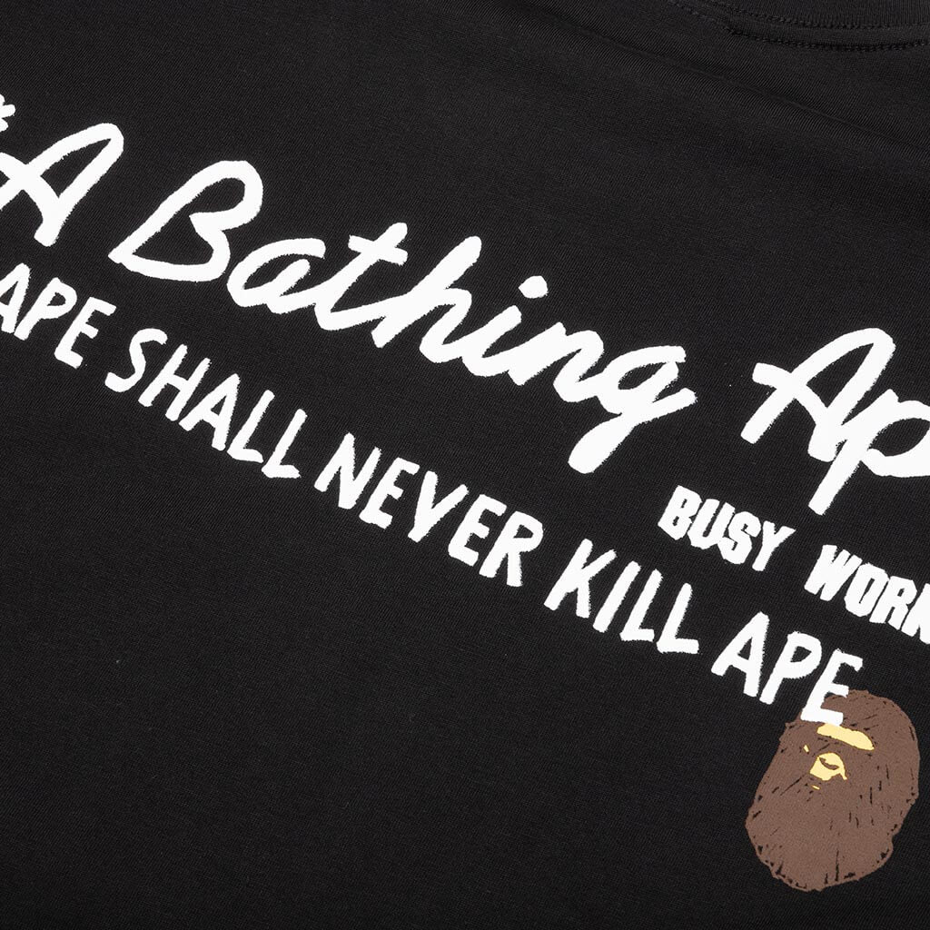 Оригінальна Hand Draw Bape Relaxed Fit Tee A bathing ape – детальний вид