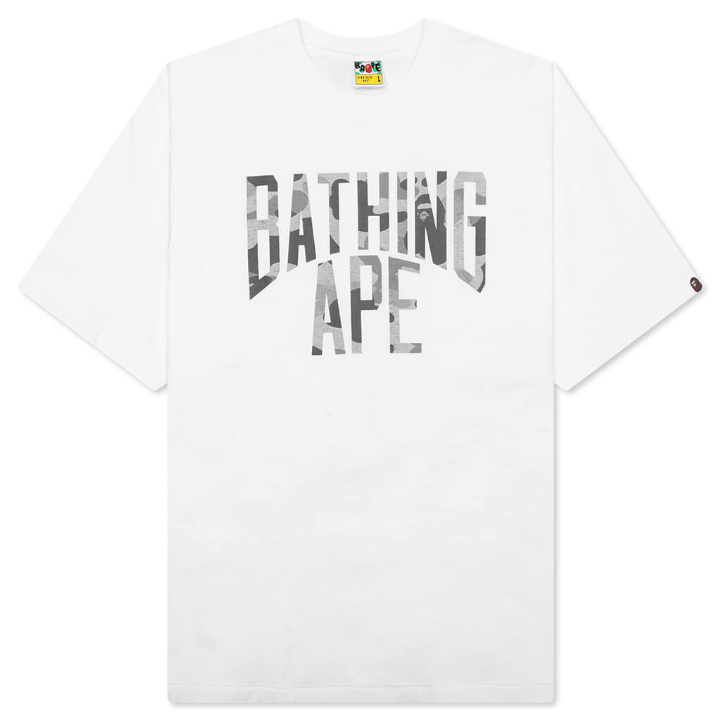 Оригінальна Heather Gray Camo Bathing Ape Tee A bathing ape – боковий вид