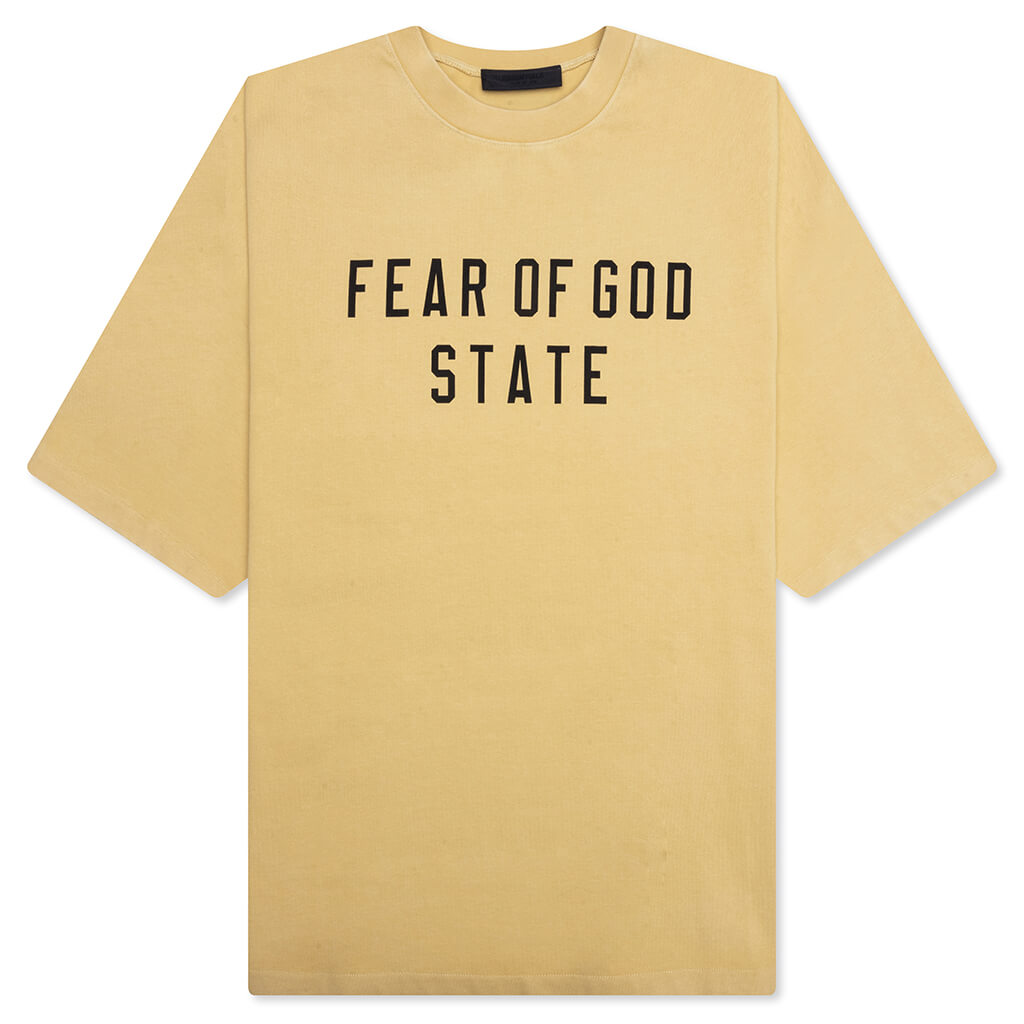 Heavy Crewneck Tee Fear of god – Гарантія оригінальності – боковий вид - FEAR OF GOD