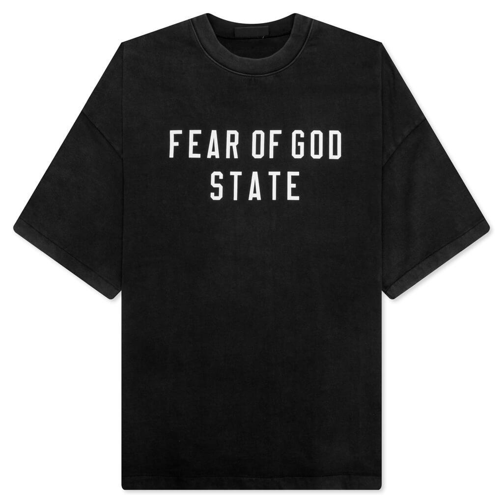 Heavy Crewneck Tee Fear of god – Гарантія оригінальності – боковий вид - FEAR OF GOD