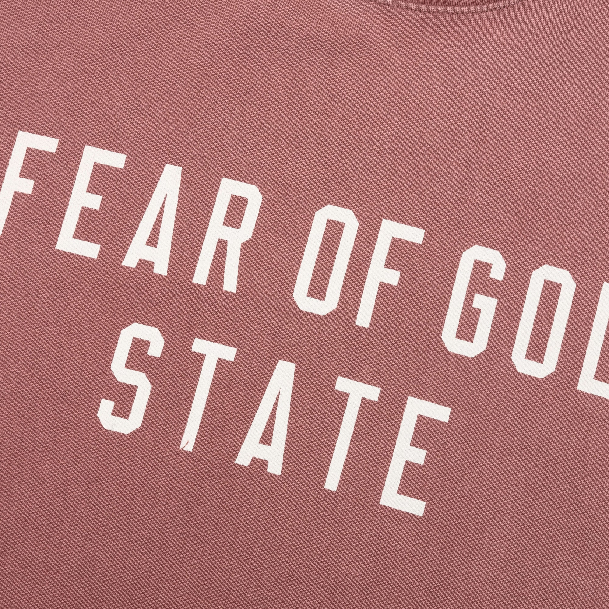 Heavy Crewneck Tee Fear of god – Гарантія оригінальності – збільшений вид - FEAR OF GOD