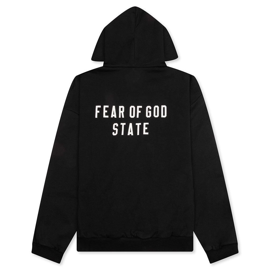 Heavy Fleece Fullzip Hoodie Fear of god – Гарантія оригінальності – вид ззаду
