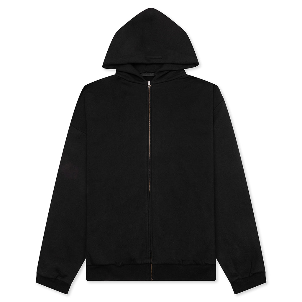 Heavy Fleece Fullzip Hoodie Fear of god – Гарантія оригінальності – боковий вид - FEAR OF GOD