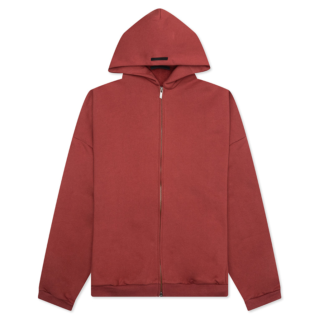 Heavy Fleece Fullzip Hoodie Fear of god – Гарантія оригінальності – боковий вид