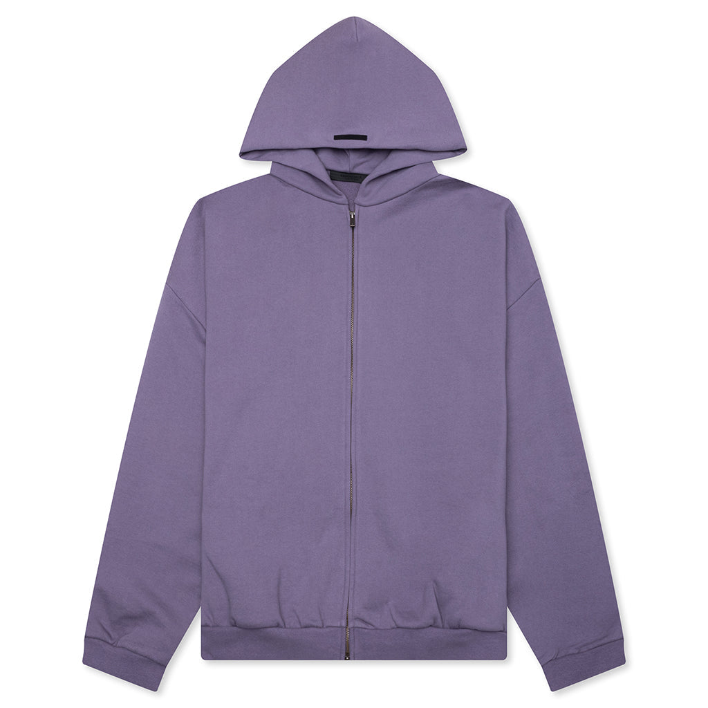 Heavy Fleece Fullzip Hoodie Fear of god – Гарантія оригінальності – боковий вид