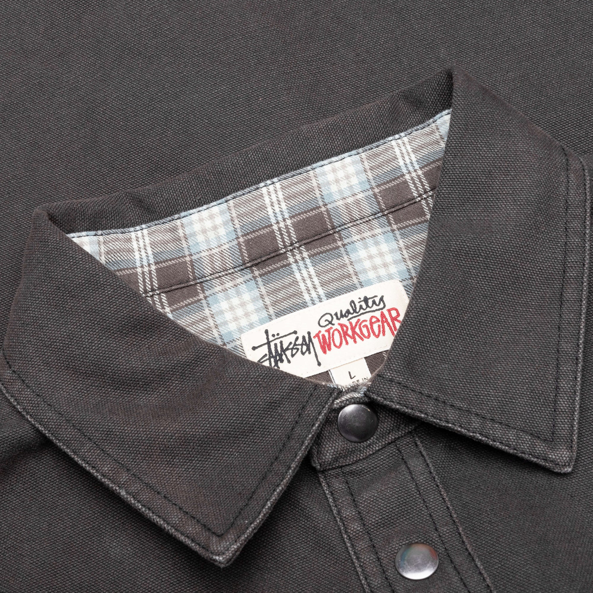 Heavy Washed Canvas Shirt Stussy оригінал – Купити в Україні – детальний вид
