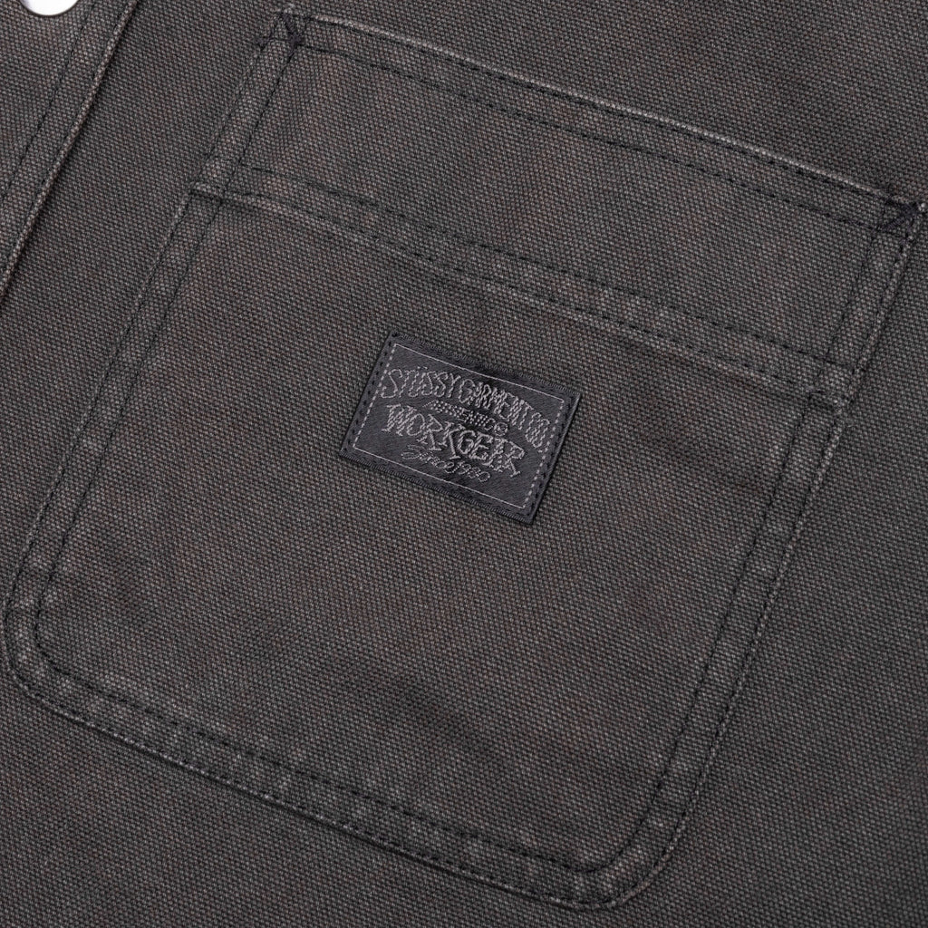 Heavy Washed Canvas Shirt Stussy оригінал – Купити в Україні – збільшений вид