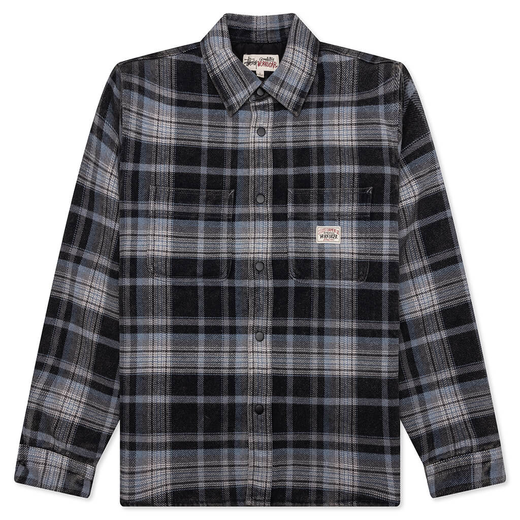 Heavy Washed Plaid Shirt Stussy – Гарантія оригінальності – боковий вид