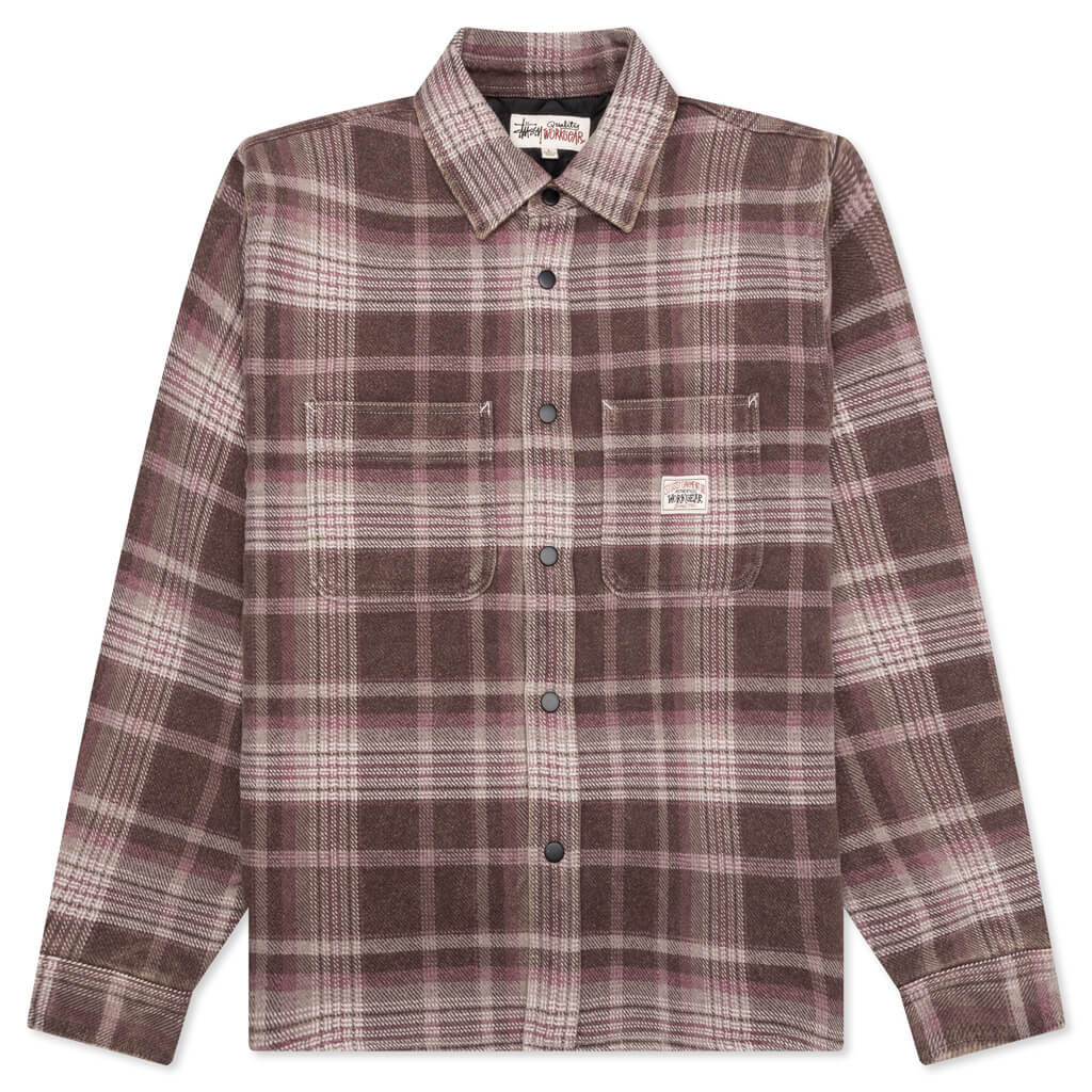 Heavy Washed Plaid Shirt Stussy – Гарантія оригінальності – боковий вид