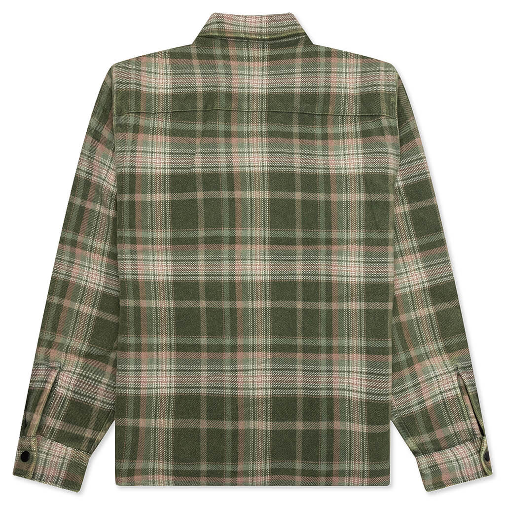 Heavy Washed Plaid Shirt Stussy – Гарантія оригінальності – вид ззаду