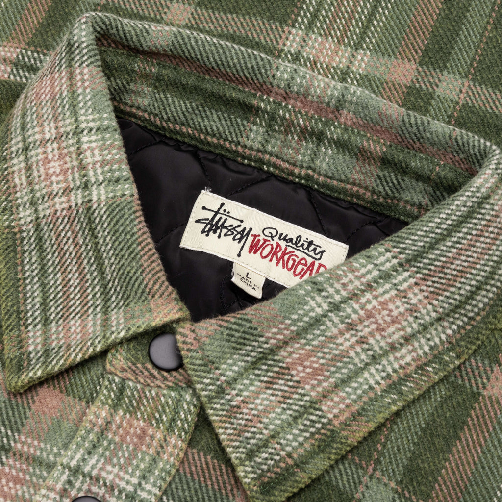 Heavy Washed Plaid Shirt Stussy – Гарантія оригінальності – детальний вид