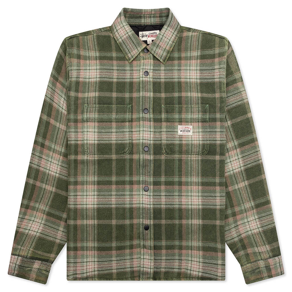 Heavy Washed Plaid Shirt Stussy – Гарантія оригінальності – боковий вид