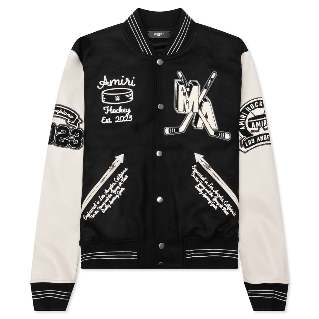 Hockey Varsity Bomber Amiri – Гарантія оригінальності – боковий вид