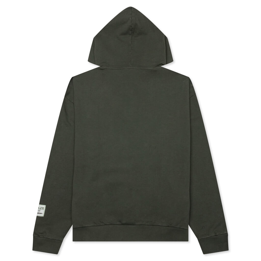 Moncler Genius x Salehe Bembury Logo Hoodie - Olive - MONCLER